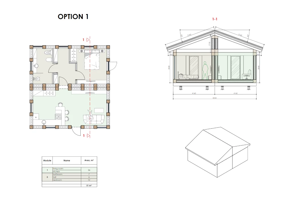 Modulbaukasten Plan 1