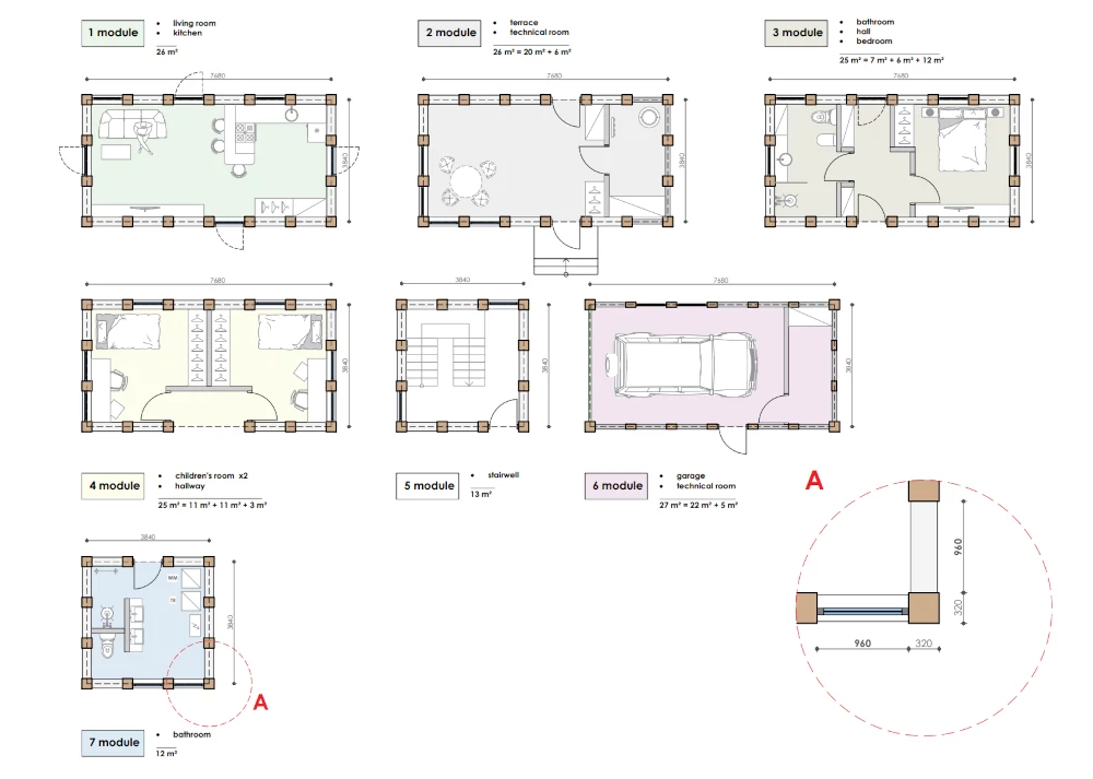 Modulbaukasten Plan 3